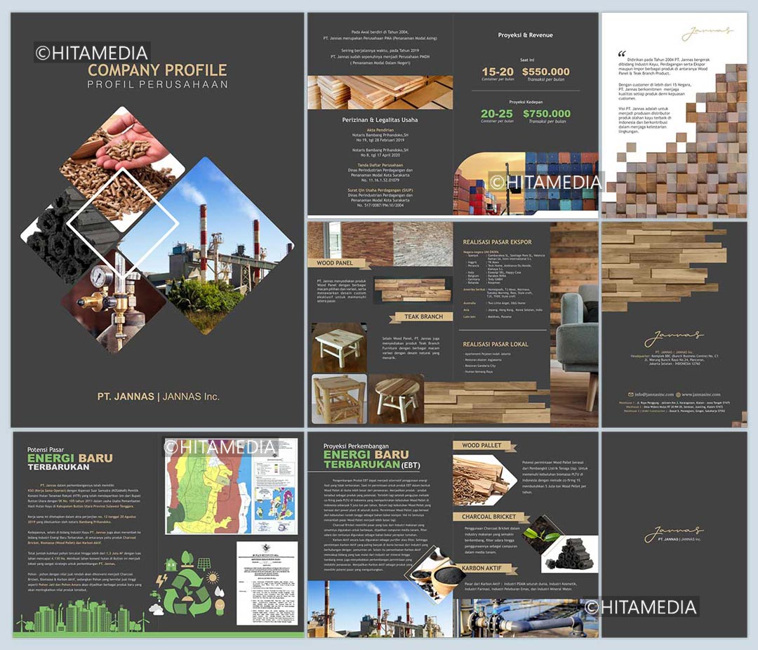 portofolio Biaya Cetak Company Profile Tidore Kepulauan