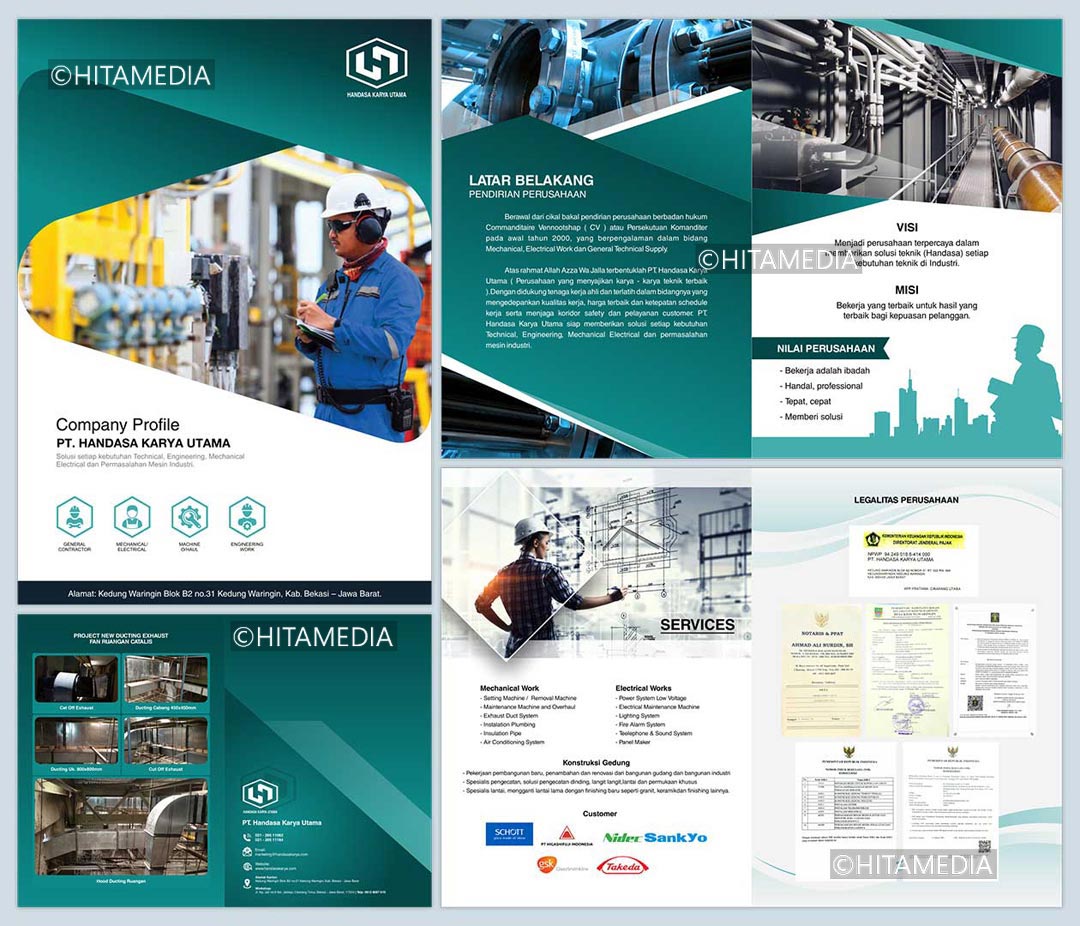 portofolio Harga Cetak Company Profile Tangerang Selatan