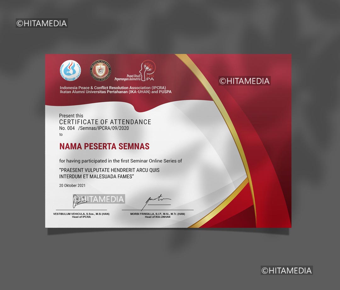 portofolio Harga Cetak Sertifikat Tanjungbalai